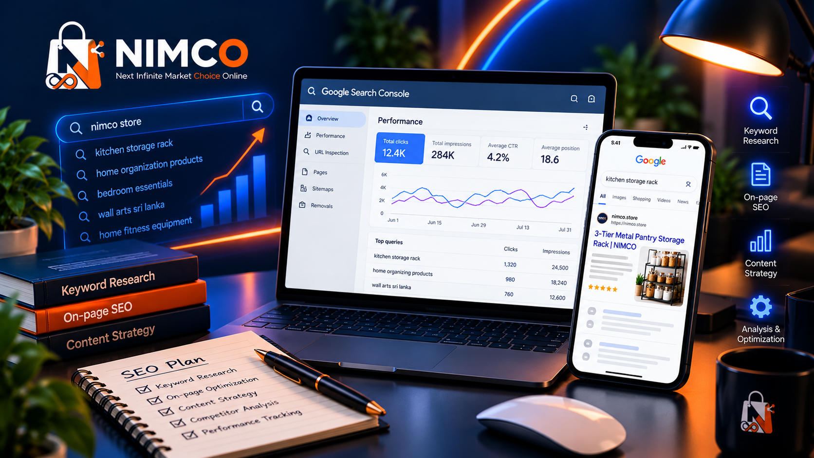 SEO & Digital Marketing Strategy case study visual
